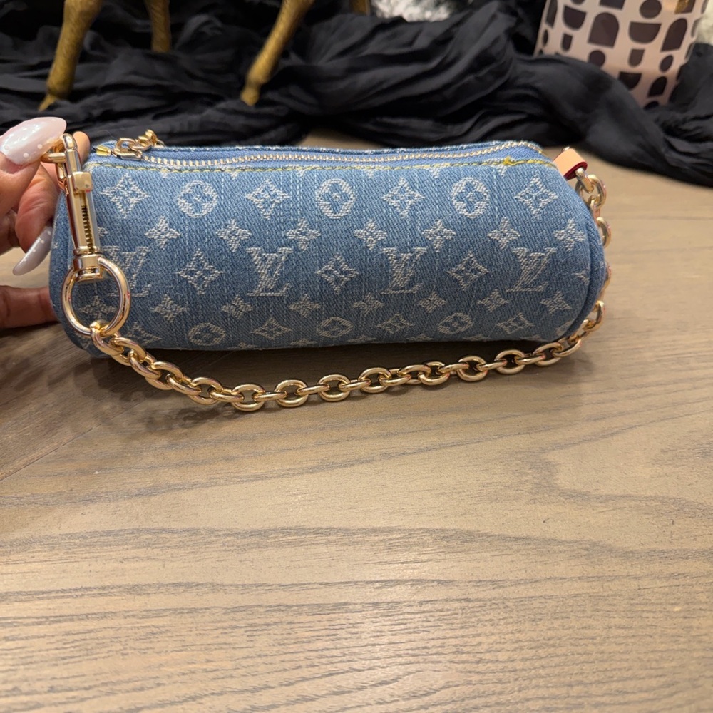 Monogram Denim Bag